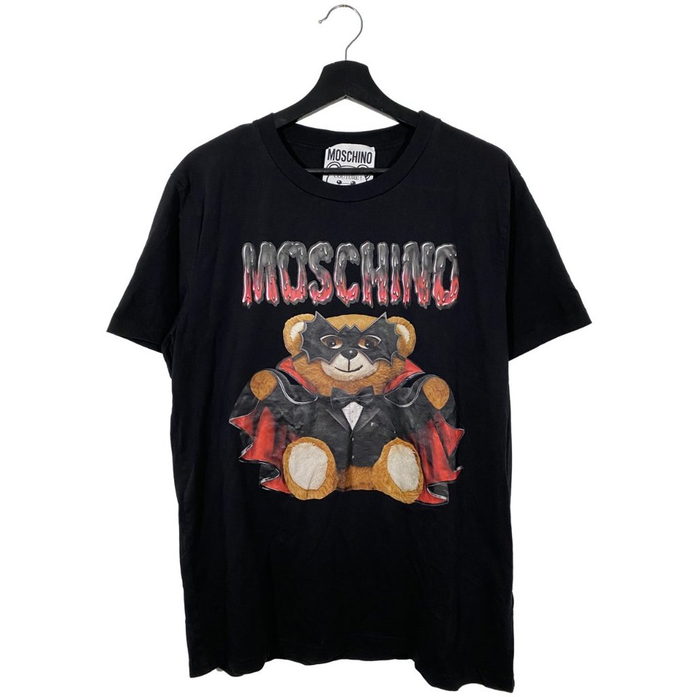 Moschino Couture Vampire Bear graphic tee black